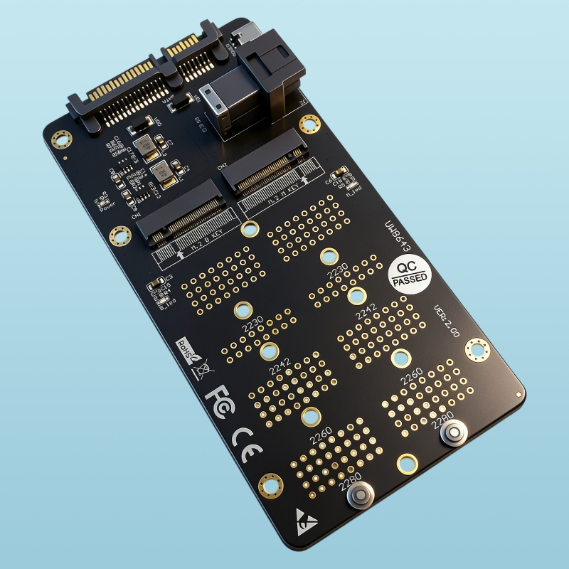Memory Card Ssd - 2-in-1 M.2 NVMe SATA NGFF SSD
