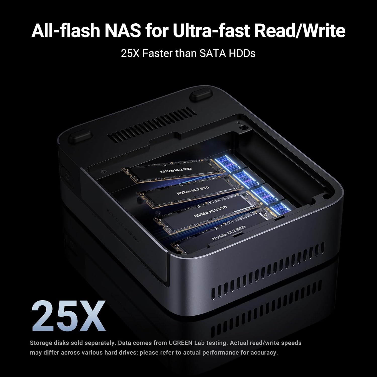 Nvme Ssd - UGREEN NASync DXP480T 플러스 4베이 올플래시