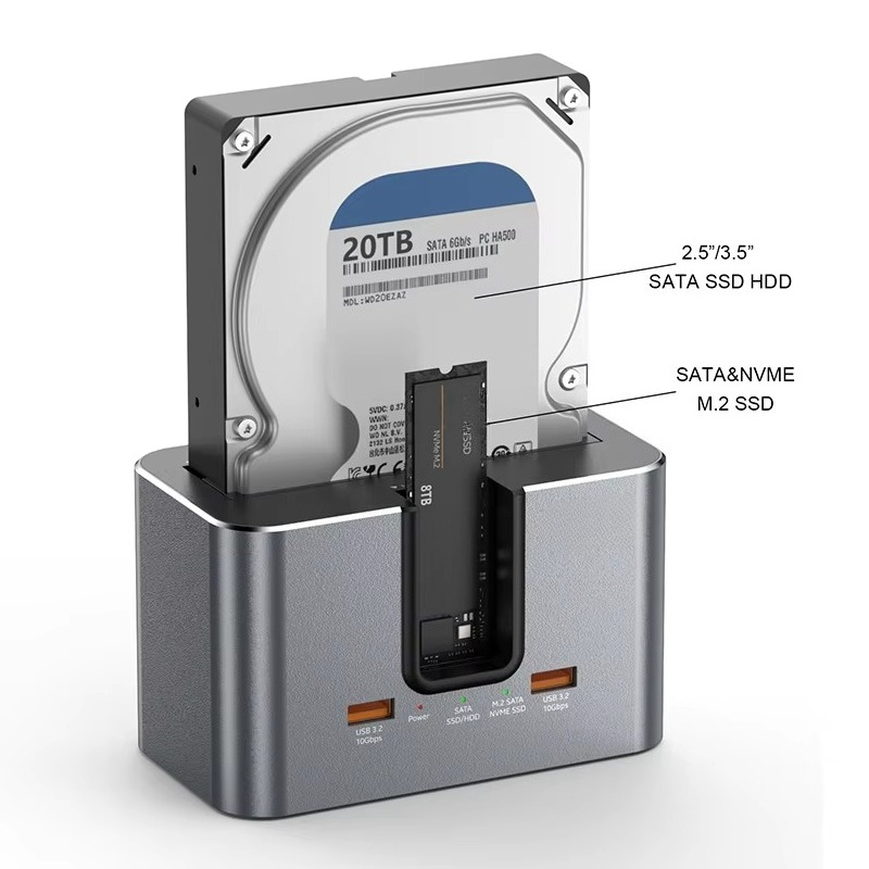 External Ssd - EE1 커스텀 올인원 듀얼 베이 외장