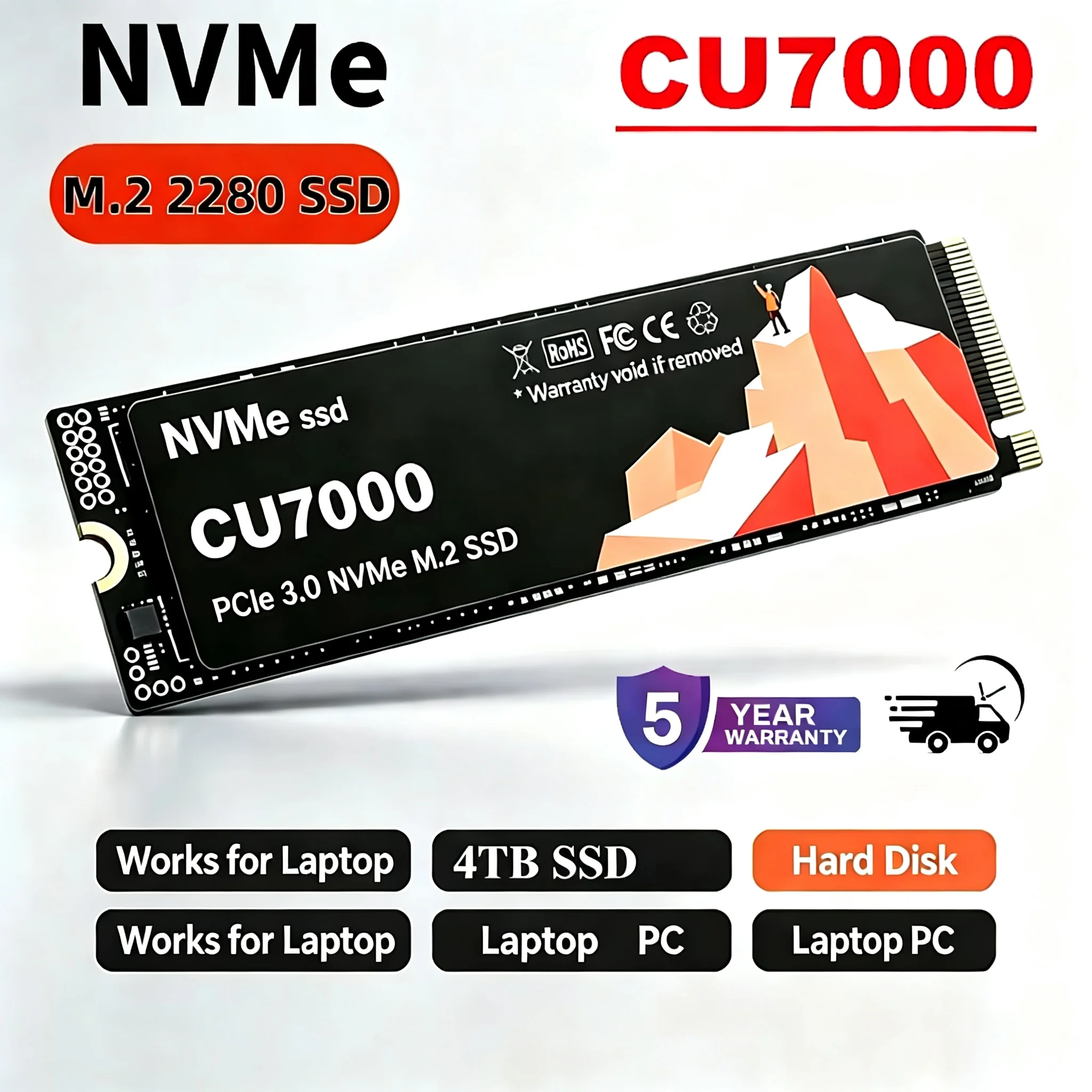 CU7000 SSD M.2 NVMe 내장형 솔리드 스테 - Ssd 500Gb 리뷰 및 가격