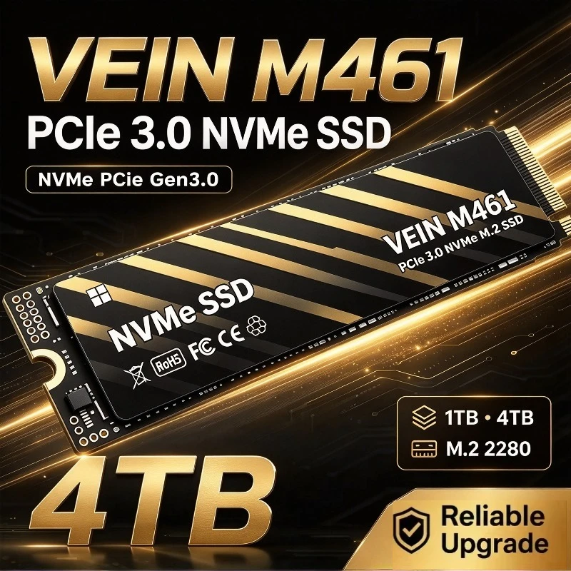 고속 VEIN M461 M.2 2280 PCIe 3.0 - Ssd 500Gb 리뷰 및 가격