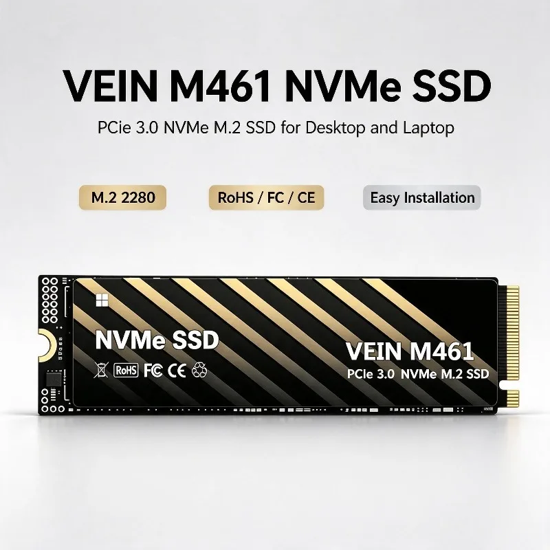 고속 VEIN M461 M.2 2280 PCIe 3.0 - Ssd 500Gb 리뷰 및 가격
