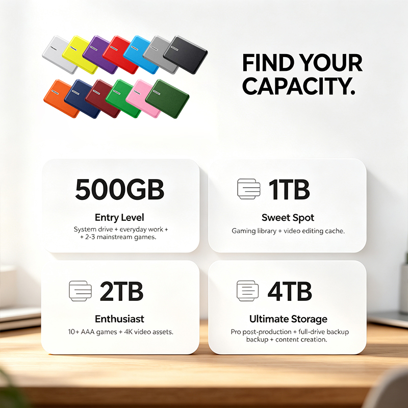 토샤라 A5 멀티컬러 외장 SSD, 1TB/500GB/ - Ssd 500Gb 리뷰 및 가격