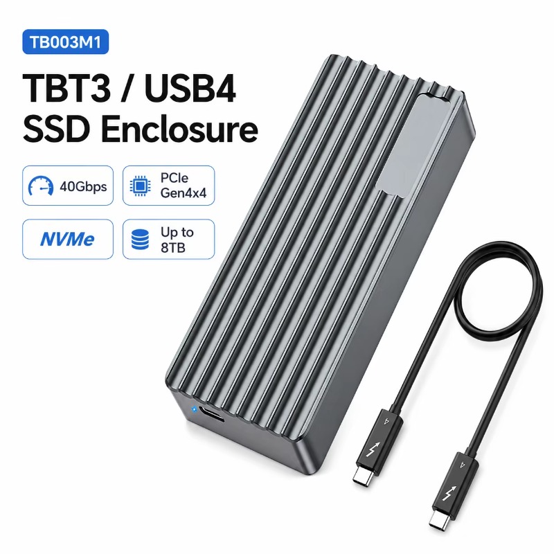 TBT3/USB4 M.2 NVMe SSD 인클로저 40 - External Ssd 리뷰 및 가격